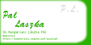 pal laszka business card
