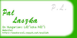 pal laszka business card